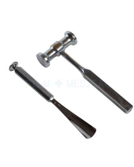 BONE CHISEL & HAMMER